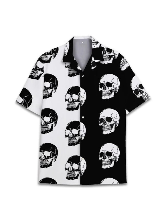 Camisa Hawaiana Casual de Verano para Hombre - Cuello Cubano
