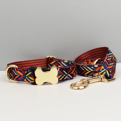 Collar para Mascotas con Diseño Étnico y Hebilla de Hueso - Image 18