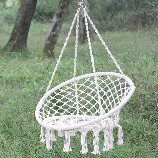 Hamaca Colgante Redonda Nórdica para Niños - Silla Suspendida Interior y Exterior - Image 5