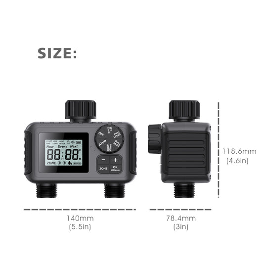 Controlador de Riego Automático Dual con Pantalla Grande e Inteligencia Artificial - Image 11