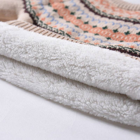 Suéter Polar Acolchado para Niñas - Pullover Tejido Cálido - Image 7