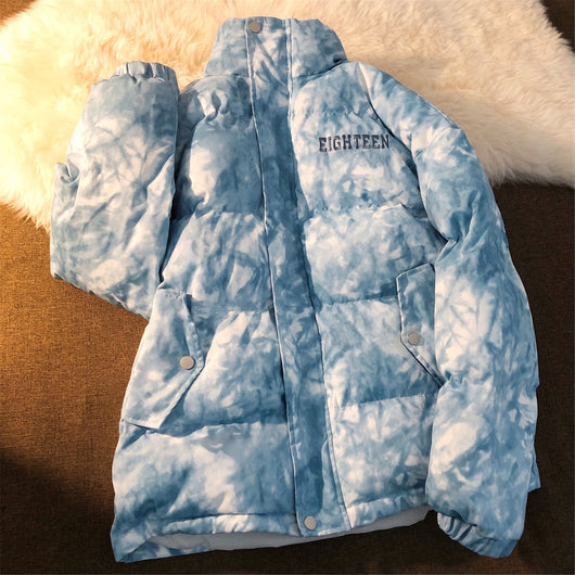 Chaqueta de Algodón con Cuello Alto Suelta y Versátil para Mujer - Image 7