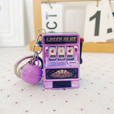Llavero Tragamonedas Digital Mini Frutas - Juego de Lotería Portátil - Image 14