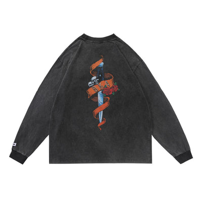 Playera Manga Larga Calavera Dark Demon para Hombre - Image 19