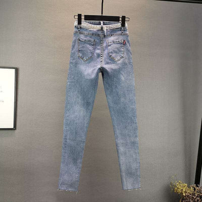 Jeans Stretch Ajustados con Brillantes Decorativos - Image 9
