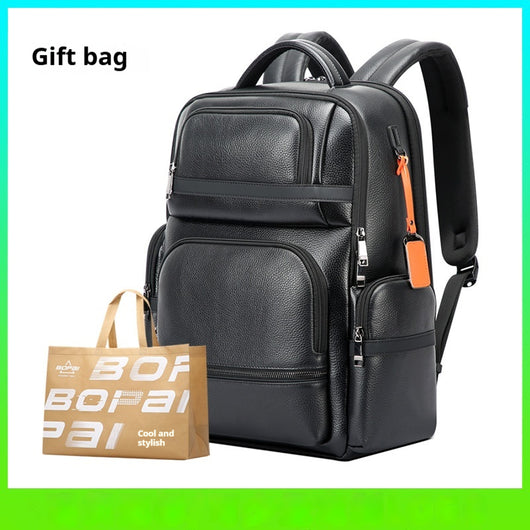 Mochila Ejecutiva de Cuero para Hombre con Gran Capacidad - Image 2
