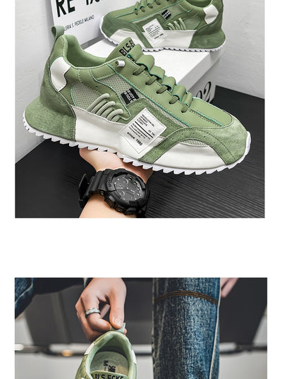 Tenis Casuales de Moda Primavera para Hombre con Suela Gruesa Antideslizante y Aumento de Altura - Image 11