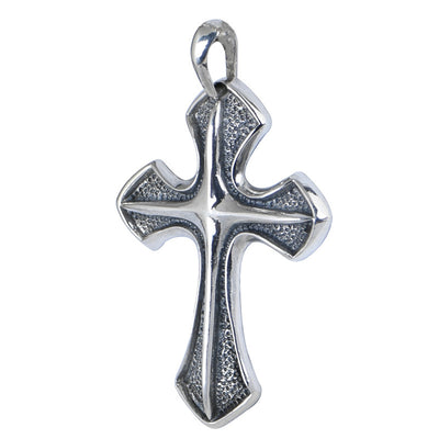 Dije Cruz Vintage en Plata S925 - Accesorios Punk Estilo Fronterizo para Hombre - Image 2