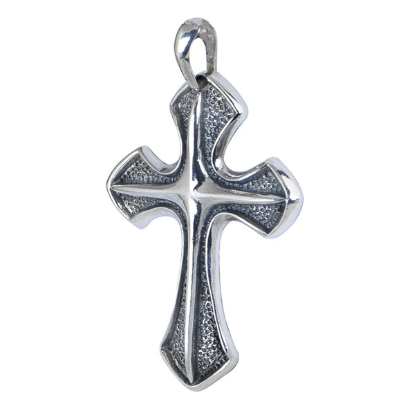 Dije Cruz Vintage en Plata S925 - Accesorios Punk Estilo Fronterizo para Hombre