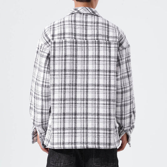 Camisa Abrigo Cuadros Versátil para Hombre y Mujer - Image 2