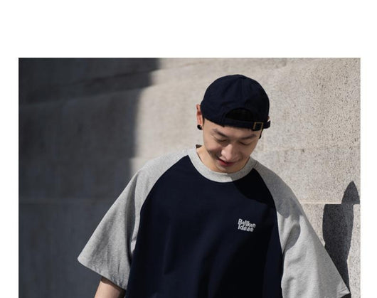 Camiseta Raglan Casual Japonesa para Hombre - Corte Relajado - Image 21
