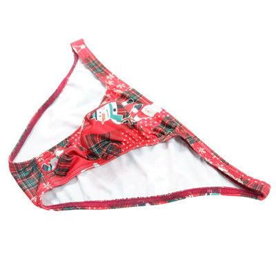 Calzoncillos Triangulares Impresos Transpirables de Talle Bajo para Hombre - Image 3