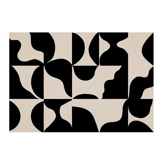 Alfombra de Lana Retro para Sala - Diseño Minimalista y Acogedor - Image 10