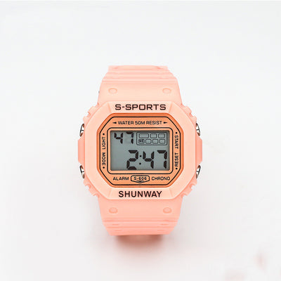 Reloj Electrónico Cuadrado Luminoso Resistente al Agua para Estudiantes - Image 22