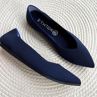 Zapatos de Tacón Punta Fina Tejidos Livianos para Mujer - Image 43
