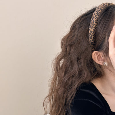 Diadema Vintage Leopardo en Terciopelo - Accesorio Versátil para Cualquier Estilo - Image 3