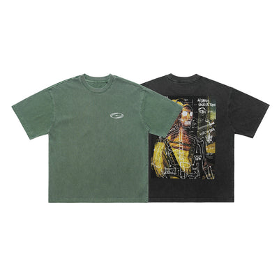 Playera Suelta Hip-hop Diseño Retro Minoritario - Image 5