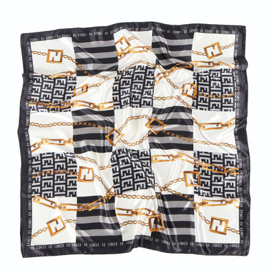 Pañuelo Estampado Cadena para Mujer - Kerchief Satinado 90x90cm - Image 17