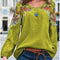 Blusa Étnica Bordada para Mujer