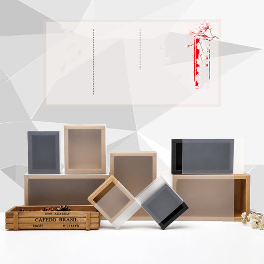 Caja de Cartón Kraft con Ventana Transparente