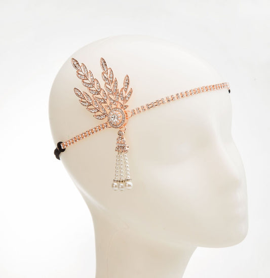 Collar Tiara de Perlas Elegante