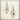 Leather Oval w/ Turquoise Drop in Light Hair-on-Hide 218d