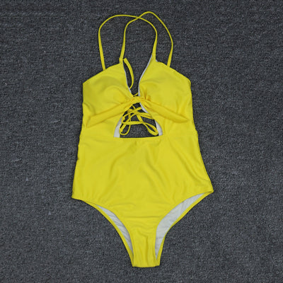 Traje de Baño Entero para Mujer con Tirantes Cruzados - Image 33