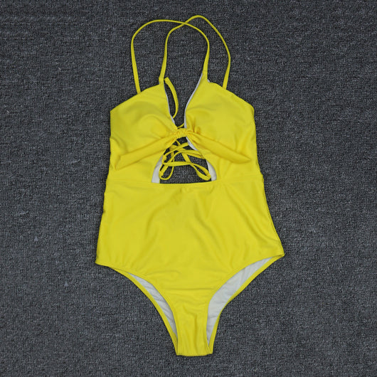 Traje de Baño Entero para Mujer con Tirantes Cruzados - Image 33