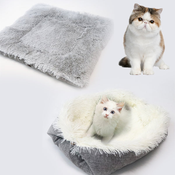 Cama de Terciopelo para Gatos Coreana Premium