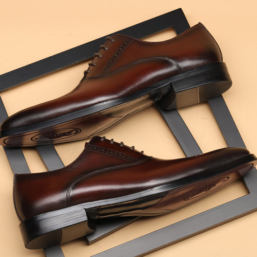 Zapatos de Negocios para Hombre Puntiagudos Estilo Ganadero - Image 4