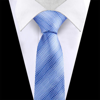 Corbata Casual Ejecutiva de Poliéster Jacquard para Hombre