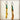 Leather Fringe Earrings with Turquoise Chunks Mustard 218o