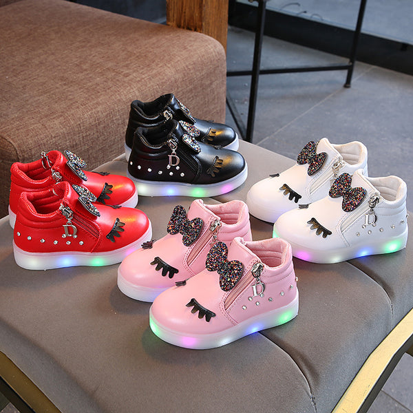 Zapatos Radiantes con Cristales Brillantes