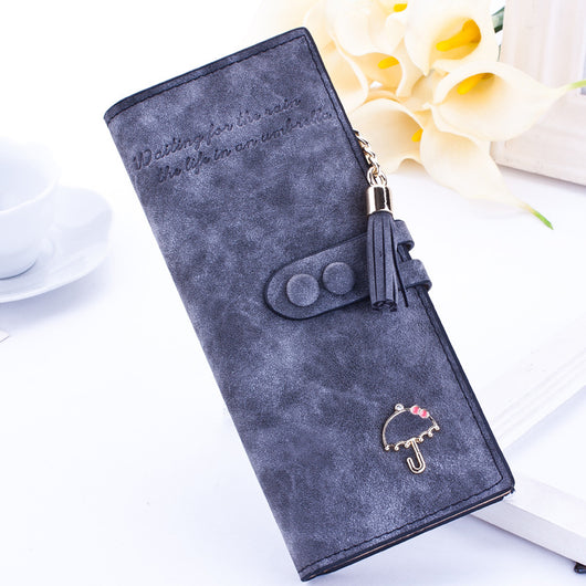 Cartera Larga para Mujer con Diseño Coreano - Billetera Elegante con Cierre de Cremallera - Image 5