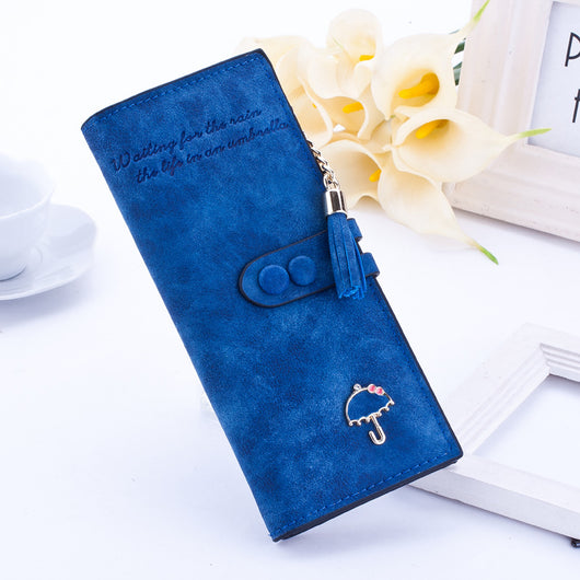 Cartera Larga para Mujer con Diseño Coreano - Billetera Elegante con Cierre de Cremallera - Image 3