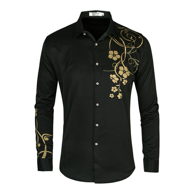 Camisa Slim Fit Coreana de Manga Larga para Hombre - Image 32