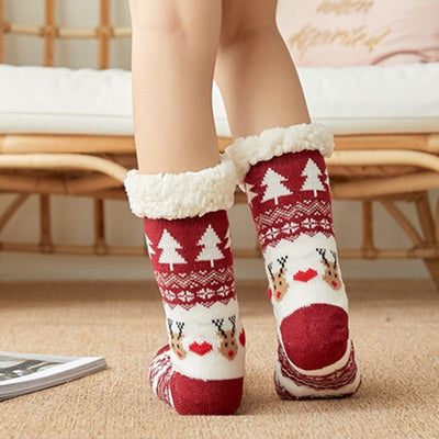 Calcetines Navideños para Mujer - Tubo Largo Invierno - Image 4