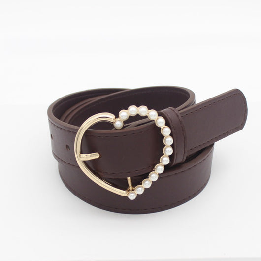 Cinturón con Hebilla de Perla Incrustada - Diseño Elegante - Image 19