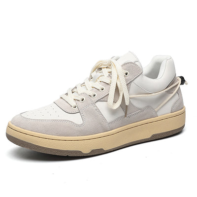 Zapatos Casuales de Cuero Blanco para Pareja - Marca Nicho Trendy - Image 10