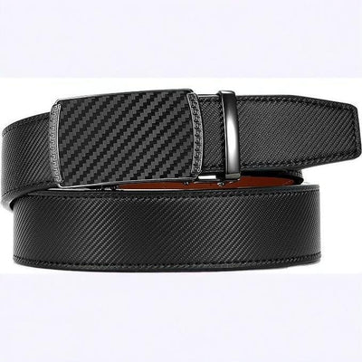 Cinturón de Cuero para Hombre con Hebilla Automática y Acabado Mate - Image 6