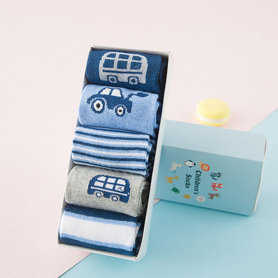 Calcetines de Algodón para Bebé con Diseños de Autos - Image 3