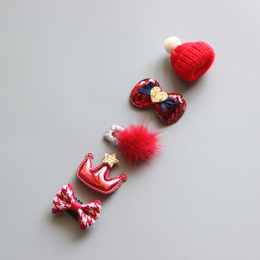 Set de 5 Diademas Princesa para Bebé con Horquillas Decorativas - Image 31