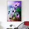 Cuadro de Diamantes 5D Flores Púrpuras - Kit Completo de Pintura de Diamantes