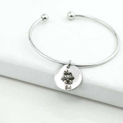 Pulsera de Acero Titanio con Grabado de Foto de Mascotas - Joyería Personalizada - Image 6