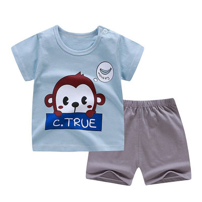 Conjunto Infantil de Algodón con Pantalón Corto para Niño - Image 13
