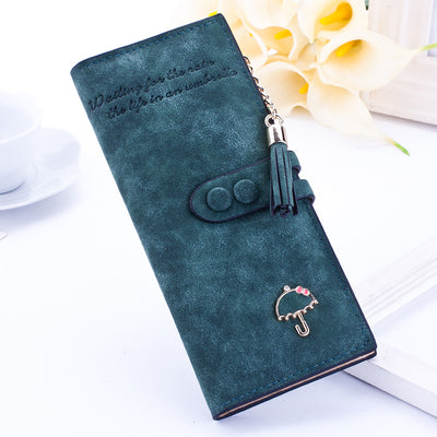 Cartera Larga para Mujer con Diseño Coreano - Billetera Elegante con Cierre de Cremallera - Image 8