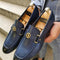 Zapatos Loafers de Negocios para Hombre - Estilo Británico Clásico Talla Grande