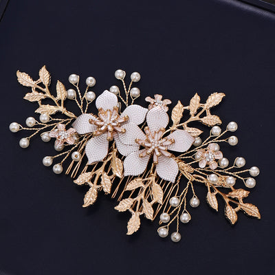 Peineta Nupcial con Perlas para Novia - Accesorio para el Cabello de Boda - Image 3