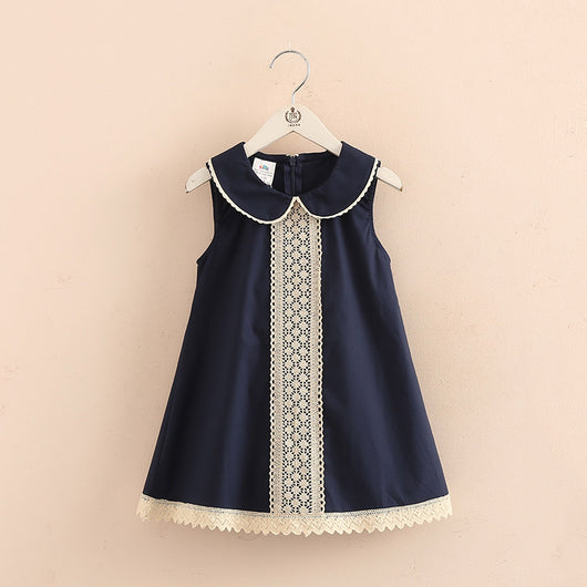 Vestido Elegante con Cuello Bebé - Image 2
