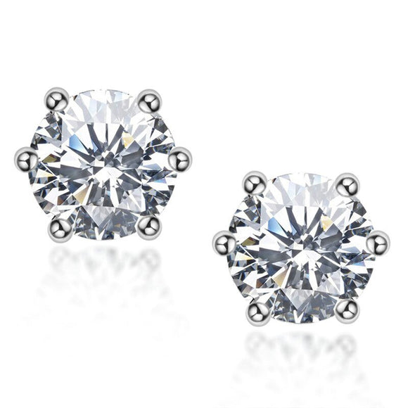 Aretes de Moissanita